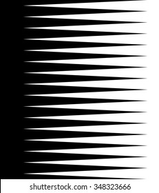 Abstract background with pointed lines. Vertically repeatable.