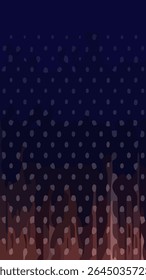 Fundo abstrato com padrão de bolinhas que tem uma forma estética