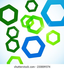 abstract background: polygon