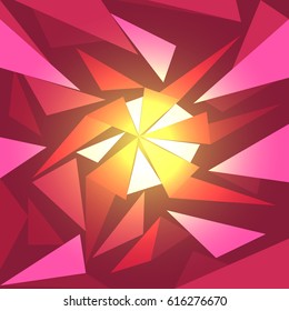 abstract background polygon art 