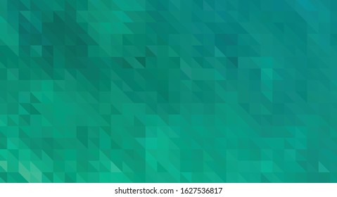 Abstract Background Polygon Color Green Aqua Vector