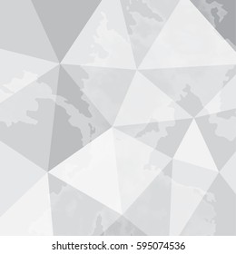 Abstract background with polygon, grunge and white  background, background with geometric style