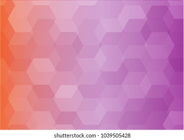 Abstract Background polygon pattern orange and purple