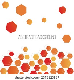 abstract background polygon red pattern