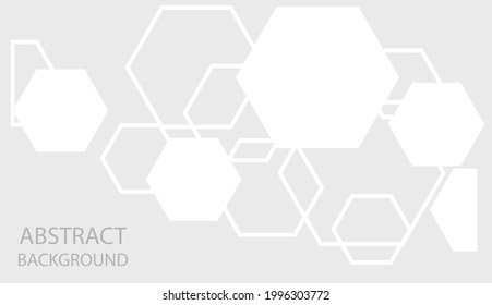 Abstract background with polygon shape