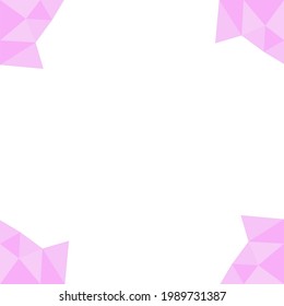 Abstract Background Polygonal Angles Сrumpled Paper White Vector Design