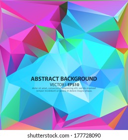Abstract background polygonal. Night, the constellation. Vector EPS 10 illustration.