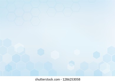 Abstract background, with polygonal shapes, technology, blue color, and science wallpaper template. Healthy and medical vector illustration