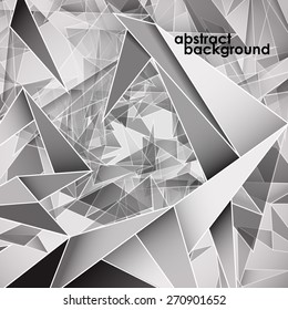 Abstract background, polygonal shapes. Vector illustration. Eps 10