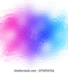 Abstract background with polygonal texture. An item for your banner design, presentations, brochures or packaging. Transparent ice surface. Vector illustration.