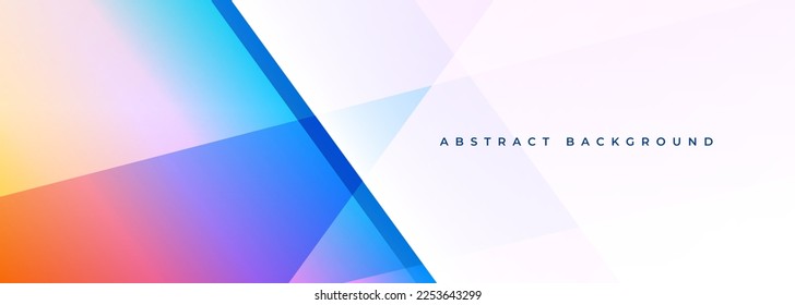 Abstract background with polygonal texture. Modern abstract wide banner with geometric shapes. Vector illustration