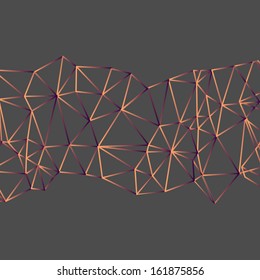Abstract background with polygons.
