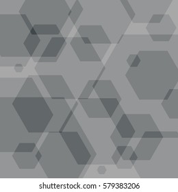 Abstract background of polygons. Colorful background of patterns and shapes. Abstract composition of geometric shapes. Vector illustration