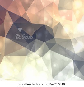 Abstract  background with polygons/ polygonal wallpaper
