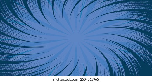 Abstract Background Pop Art Comic Scattered light rays Zoom with halftone square, Comic background. Pop art texture. Starburst cartoon style. Anime design with explosion effect for print. 