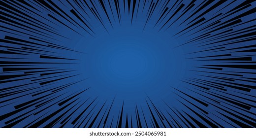 Fondo Abstractas Pop Arte Cómico Rayos de luz dispersos Zoom con cuadrado de semitono, fondo de cómic. Textura de arte Pop. Estilo de dibujos animados Starburst. Diseño anime con efecto de explosión para impresión. 