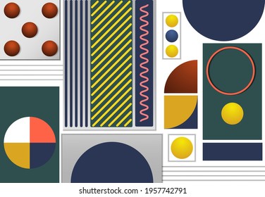 Abstract background. Pop art geometric pattern.