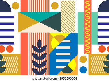 Abstract background. Pop art geometric pattern.