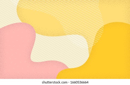 Abstrakter Hintergrund im Pop-Art-Stil. Farbmuster im Stil der 80er bis 90er Jahre. Vektorillustration für ein Poster, Karten, Hintergrund.