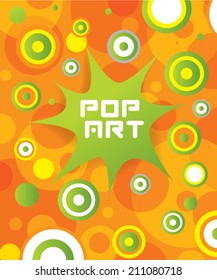 Abstract Background Pop Art (Vector Art)