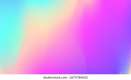 Resumo do histórico. Convite de Geometria Pop. Textura holográfica. Textura Pearlescente. Imagem brilhante. Gradiente de metal violeta. Luz da Moda. Cobertura Metálica. Fundo abstrato azul