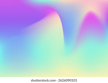 Abstract Background. Pop Glitter. Metalic Light. Iridescent Texture. Blur Holography Brochure. Blue Neon Gradient. Hologram Gradient. Modern Cover. Violet Abstract Background