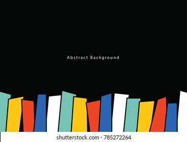 Abstract Background Poster A4 illustration vector. Background concept.
