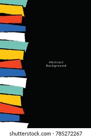 Abstract Background Poster A4 illustration vector. Background concept.