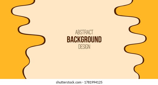 Resumen de fondo, afiche, cartel. Composición de ondas dinámicas suaves. Rasgos de pintura de color. Diseño de moda. Ilustración de color vectorial en estilo plano.