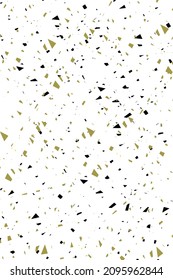 Abstract background for poster banner, particles of non-ferrous metals, glasses