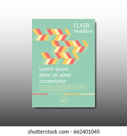 Abstract background for poster brochure flyer design and annual report. Vector template.