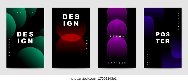 abstract background poster with cool and captivating art