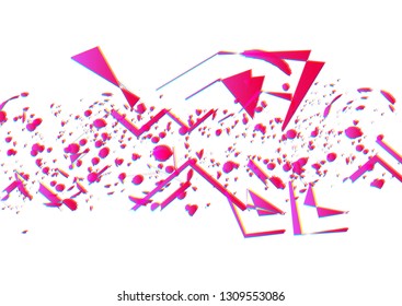 Abstract background, poster design template, landing page, music banner, vector illustration