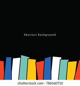 Abstract Background Poster square illustration vector. Background concept.