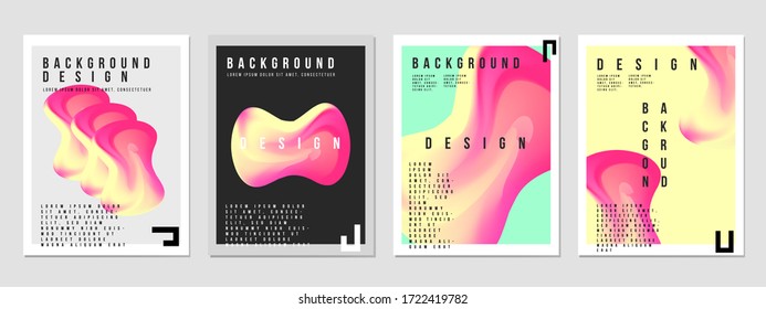 abstract background Poster template.Trendy Abstract gradient Colorful and vivid Geometric and liquid Vector Illustration with Typography for Cover, book, social media story,Magazine, and Page Layout