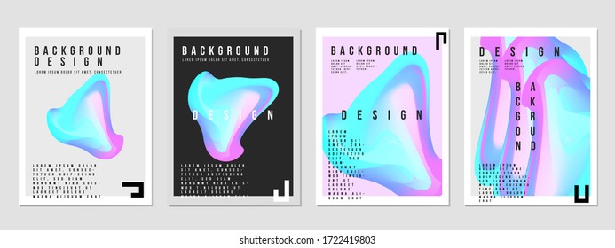 abstract background Poster template.Trendy Abstract gradient Colorful and vivid Geometric and liquid Vector Illustration with Typography for Cover, book, social media story,Magazine, and Page Layout