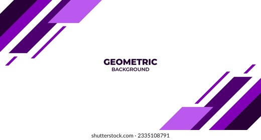 Abstract background for presentation with business concept and purple geometric shapes. Vector illustration