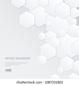 Abstract background for presentations on business and science topics.