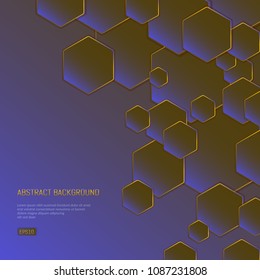 Abstract background for presentations on business and science topics.