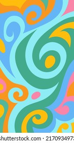 Abstract background presented in traditional curly and swirling batik pattern vector