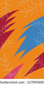 Abstract background presented in traditional curly and swirling batik pattern vector