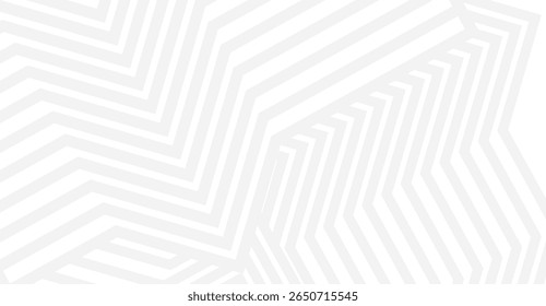 El fondo abstracto presenta un diseño moderno con líneas diagonales en suave gris y blanco, dispuestas en un patrón geométrico para crear una composición visualmente rítmica y dinámica