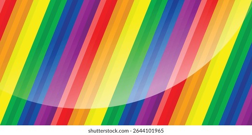 Abstract background of Pride month celebration banner, June LGBTQ. Template for poster, greeting card, banner, background, wallpaper, pattern, graphic and printing.
