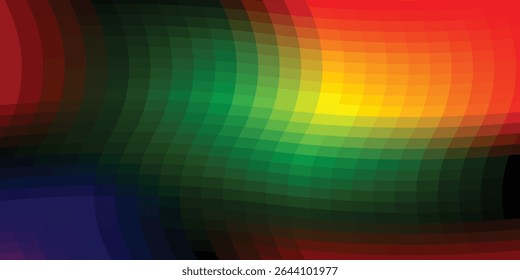 Resumo da faixa de celebração do mês do Orgulho, June LGBTQ. Modelo para cartaz, cartão de saudação, banner, fundo, papel de parede, padrão, gráfico e impressão.