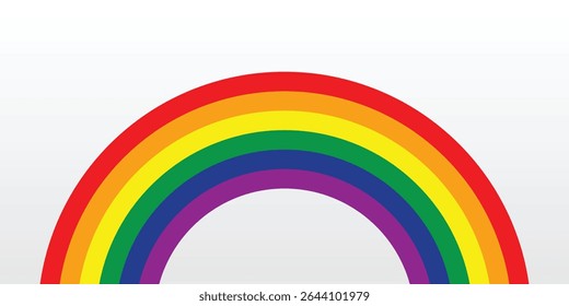 Resumo da faixa de celebração do mês do Orgulho, June LGBTQ. Modelo para cartaz, cartão de saudação, banner, fundo, papel de parede, padrão, gráfico e impressão.
