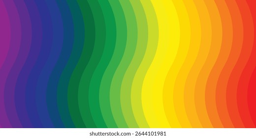 Resumo da faixa de celebração do mês do Orgulho, June LGBTQ. Modelo para cartaz, cartão de saudação, banner, fundo, papel de parede, padrão, gráfico e impressão.