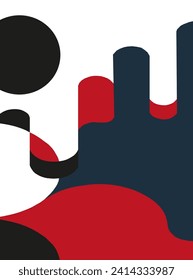 Abstract background for print, banner, pattern. Isolated on white background.