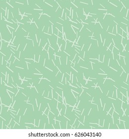 Abstract background for print on wallpaper, fabrics, wrapper, covering, decor, upholstery, curtains. Swatches memphis pattern. Seamless vector illustration. Fashion 80-90s. Green color