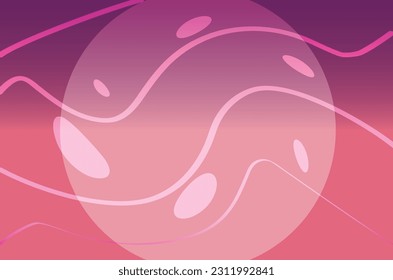 abstract background with psychedelic and elegant elements like in a planet