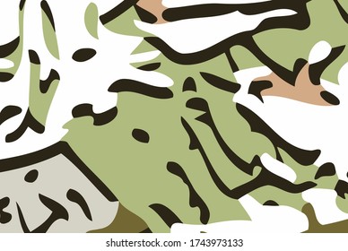 Abstract background. Psychedelic fractal, texture of brush strokes of colored paint of blurred lines and spots of different shapes and sizes
